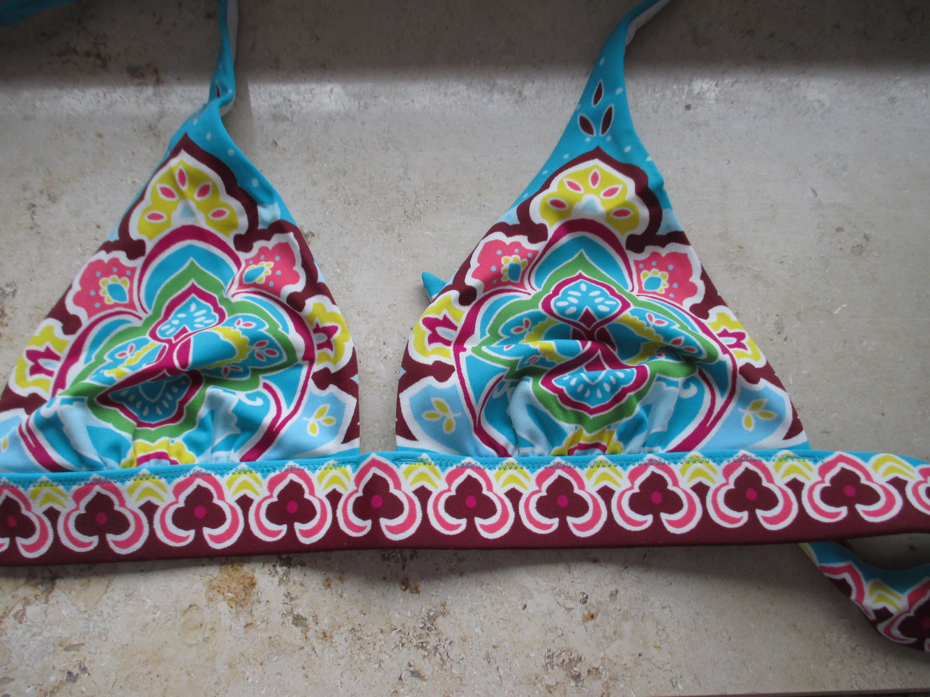 Victoria`s Secret; edler Bikini mit Ethno Muster, Gr. 36