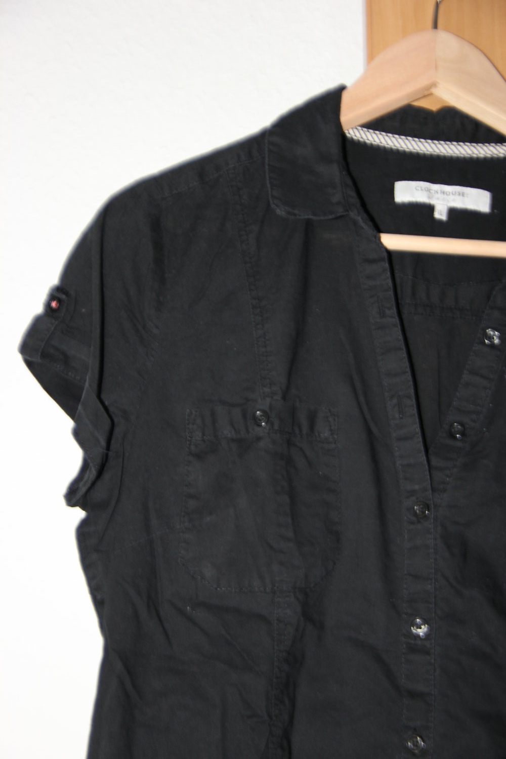 schwarze, leichte Bluse