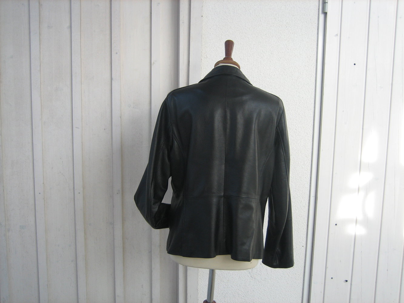 Exclusive Leder-Jacke Gr. 42, Schwarz, samtweiches Lammnappa!