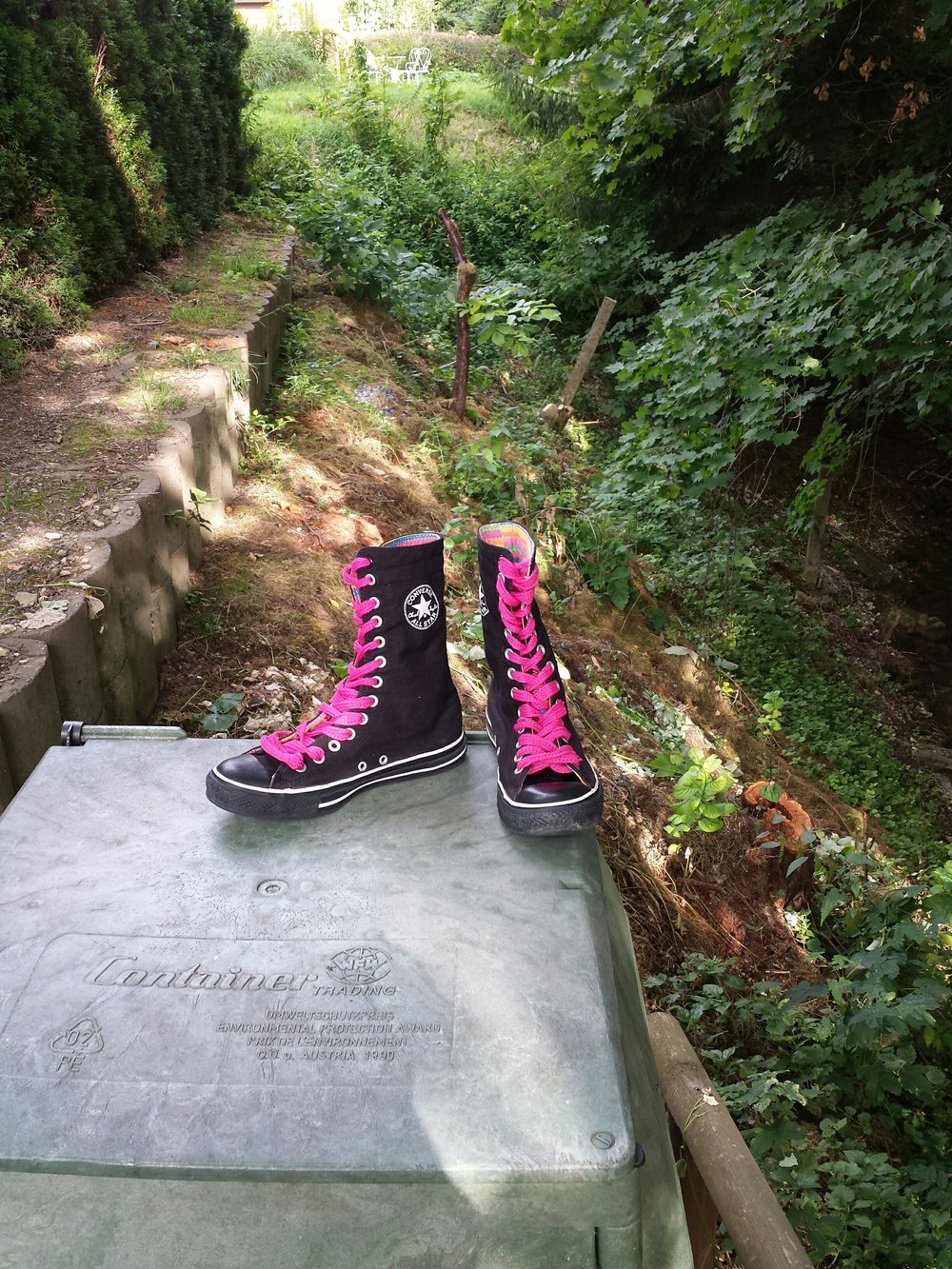 convers All Star schwarz Pink 
