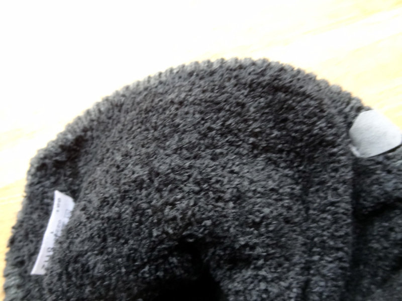 Salewa Mütze Beanie Strickmütze grau Zopfmuster gefüttert