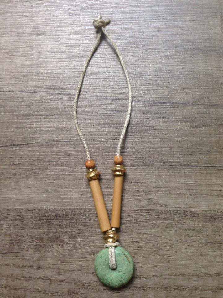 Ethnoschmuck-Custom Unikat! Türkenit & Goldglanz! 90er Original