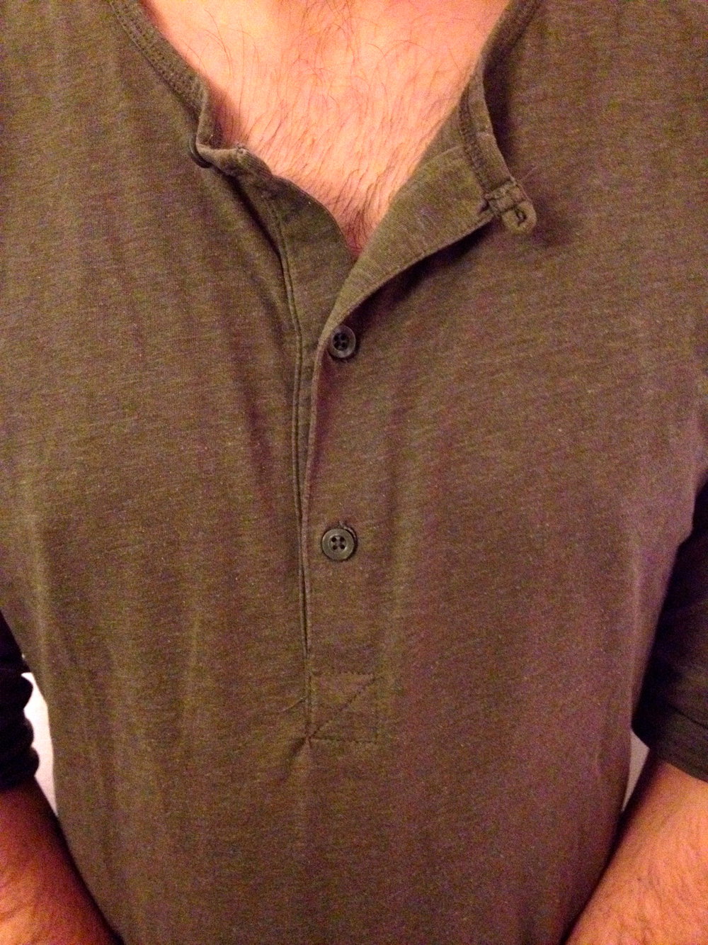 Basic Oberteil H&M Olive Khaki