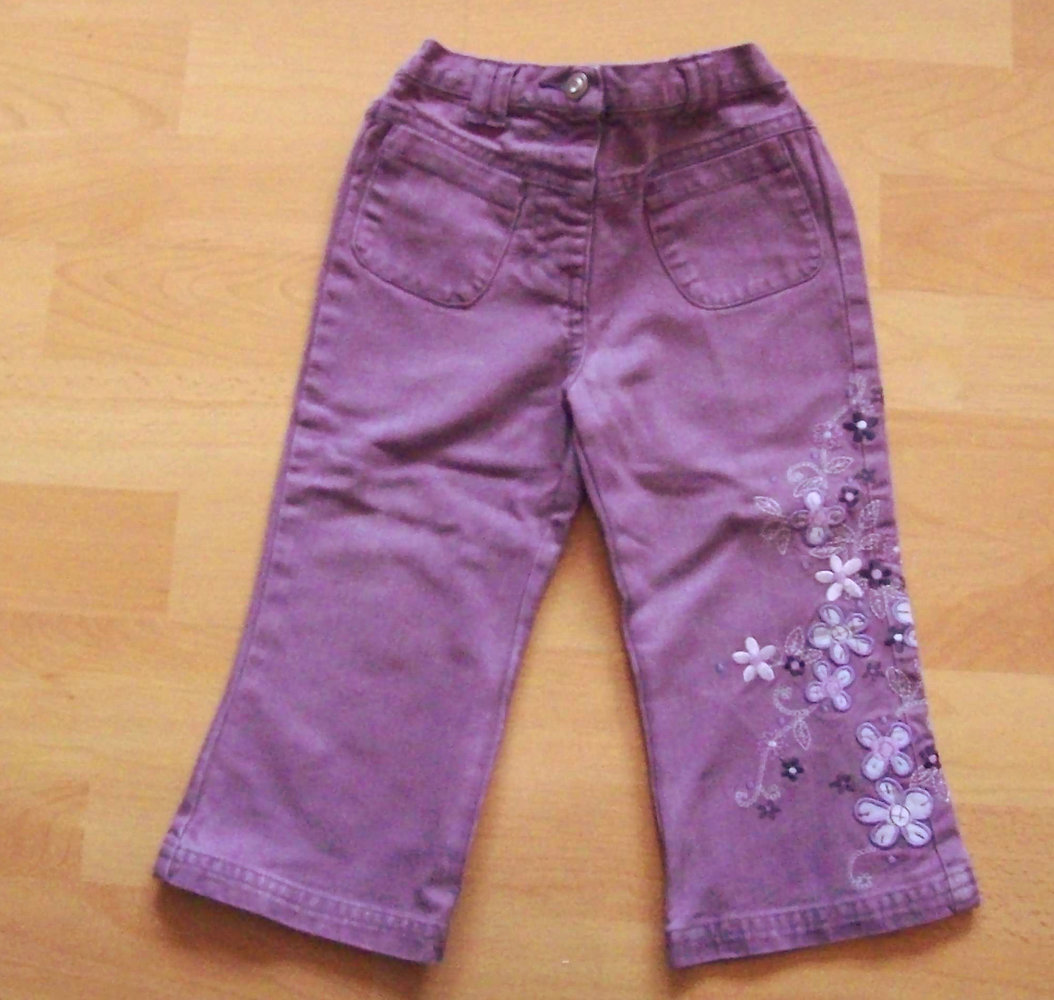 TU/engl.- schöne,lila Jeans Gr.80/86