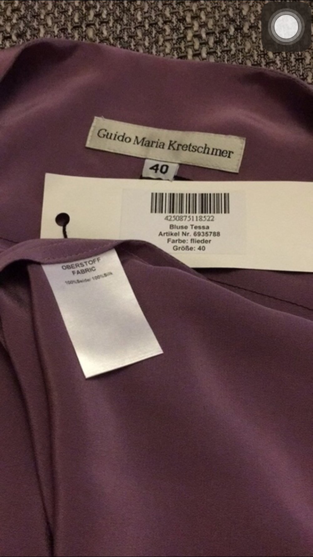 Neue Guido Maria Kretschmer Seidenbluse