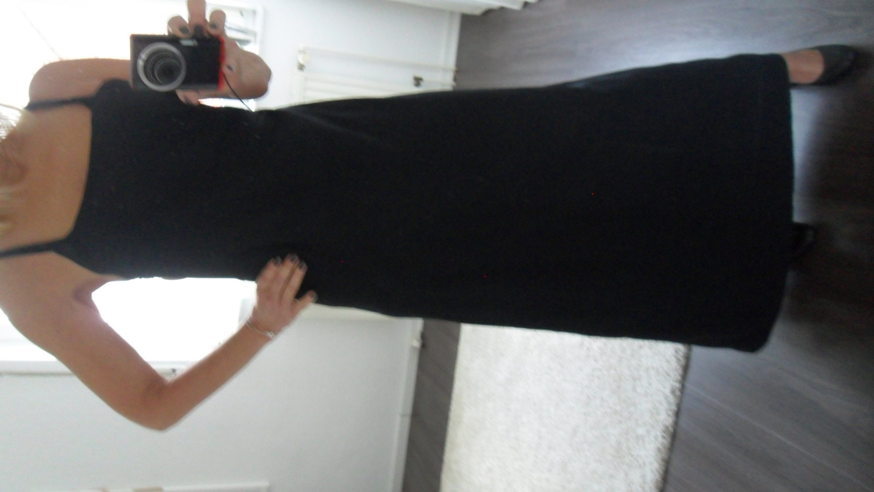 Schwarzes Maxikleid von Zero in Gr. 38/ 40 - rückenfrei - wunderschön - 