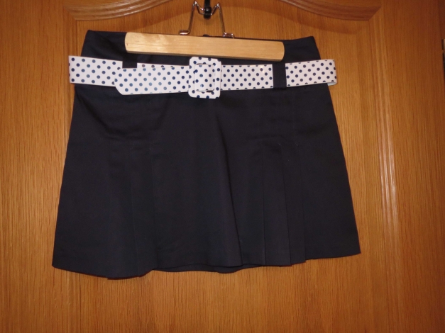 Rock,mini,dunkelblau,neu,Faltenrock