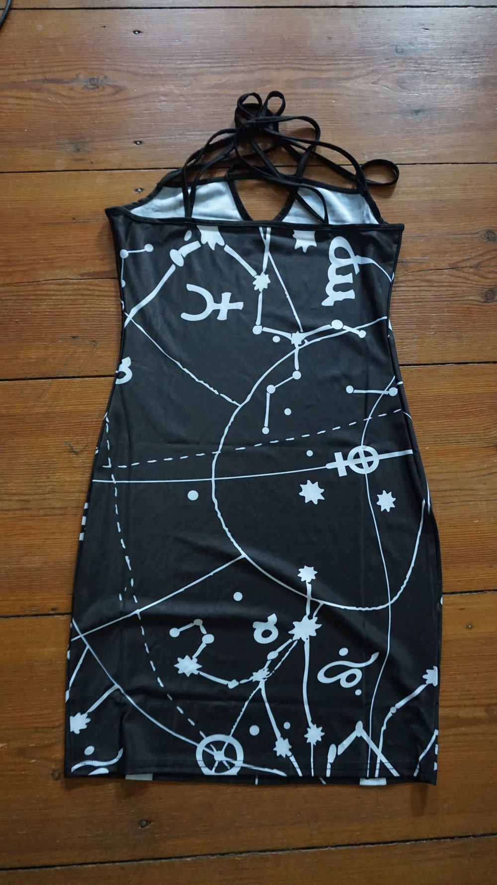 Gothic Dress Kleid Skelett Pentagramm - ungetragen!