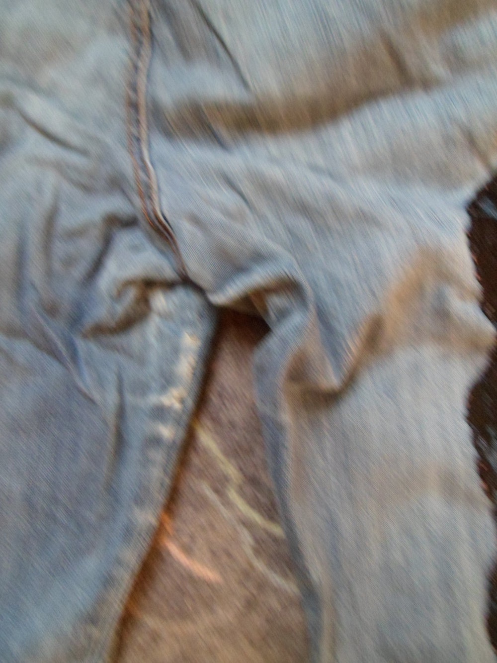 Jeans mit coolem Spitzenbesatz Gr-38 