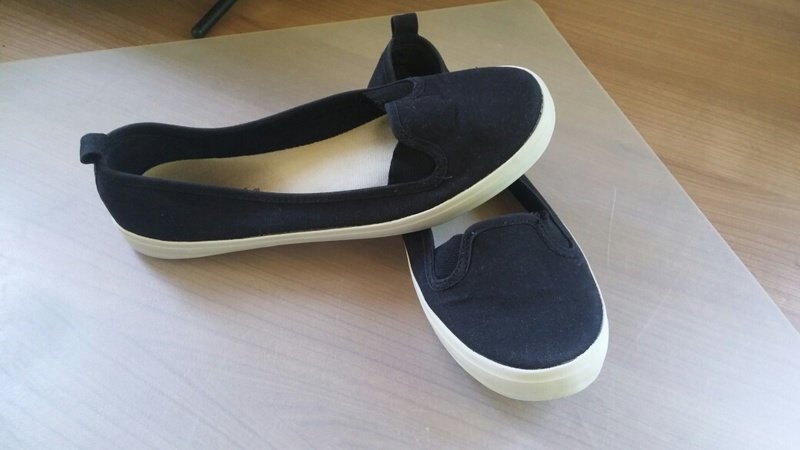 Dunkelblaue H&M Ballerinas