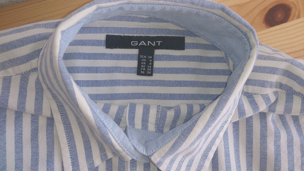 GANT Bluse Blau-Weiß gestreift