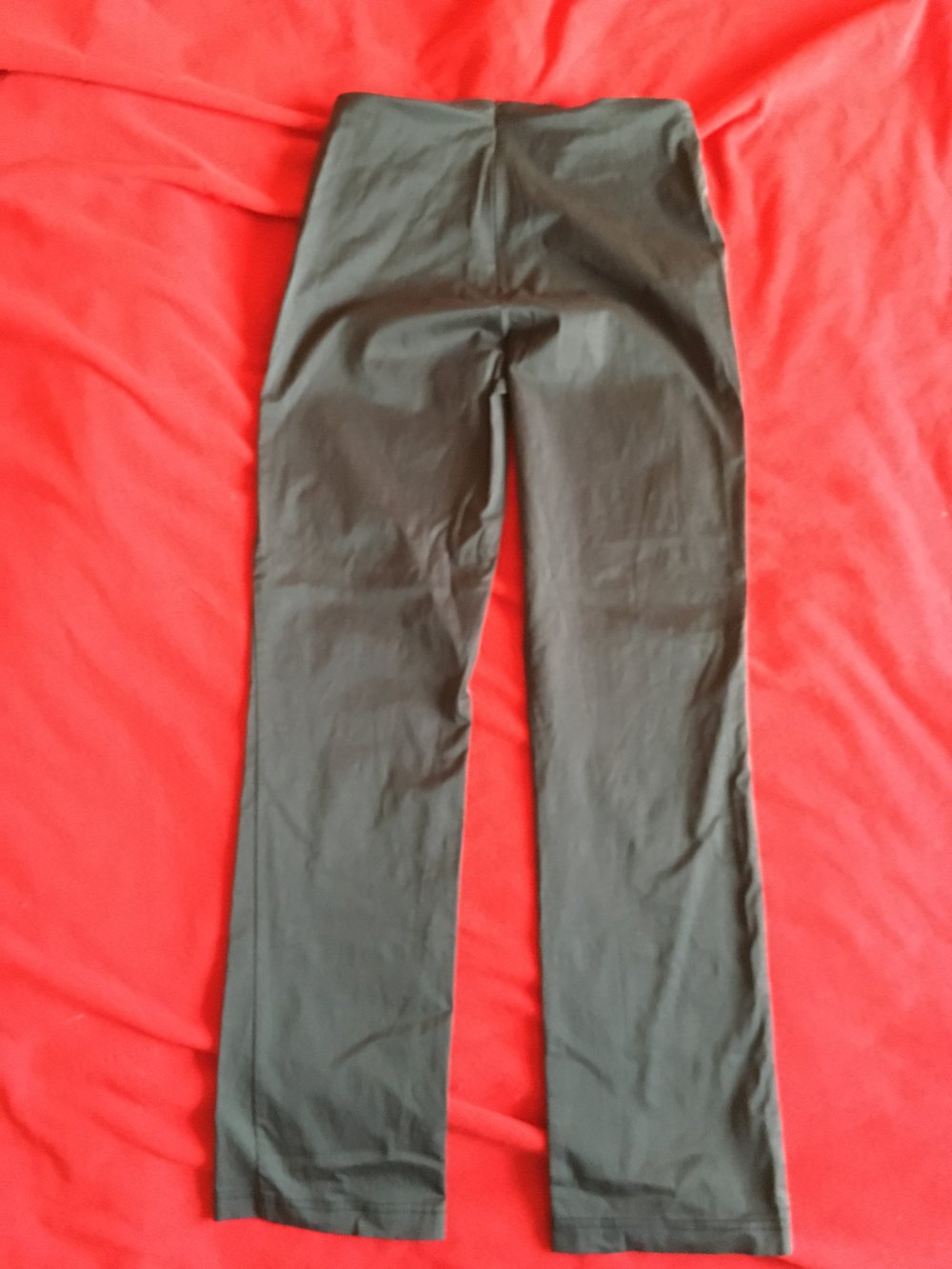 Glanz Hose, schwarz, strech