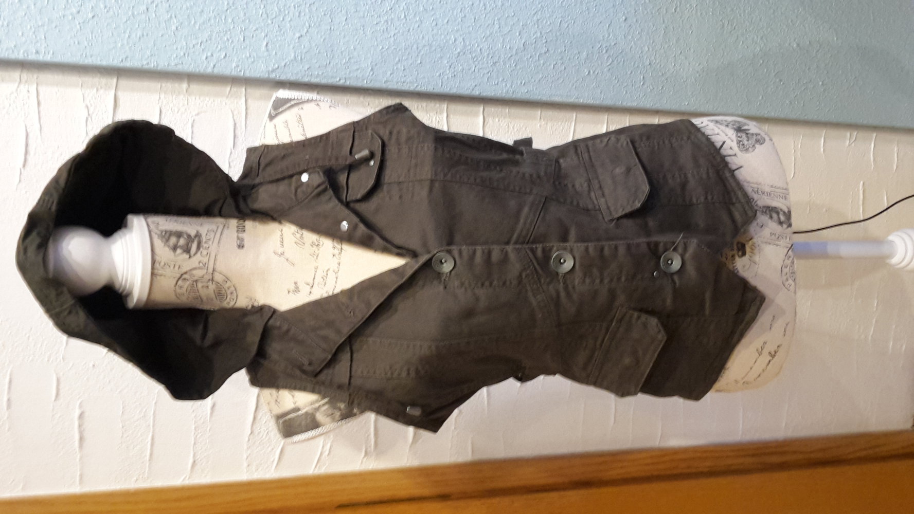 Gr. S kurze jeansjacke mit Kapuze Cecil braun jeans Weste