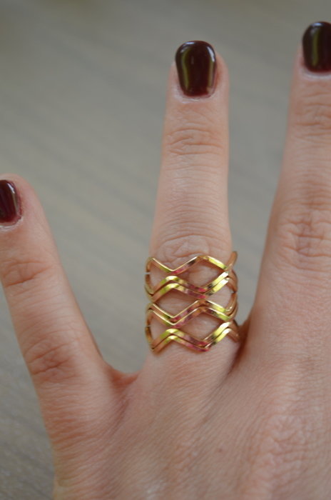 Mehrere goldene Ringe