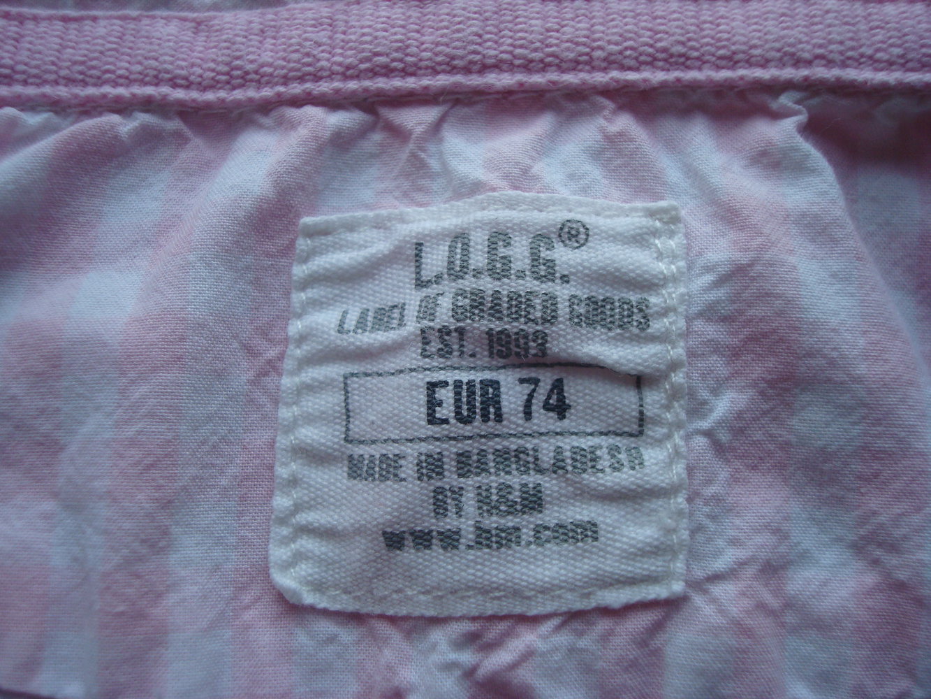 karierte Bluse von LOGG Gr. 74