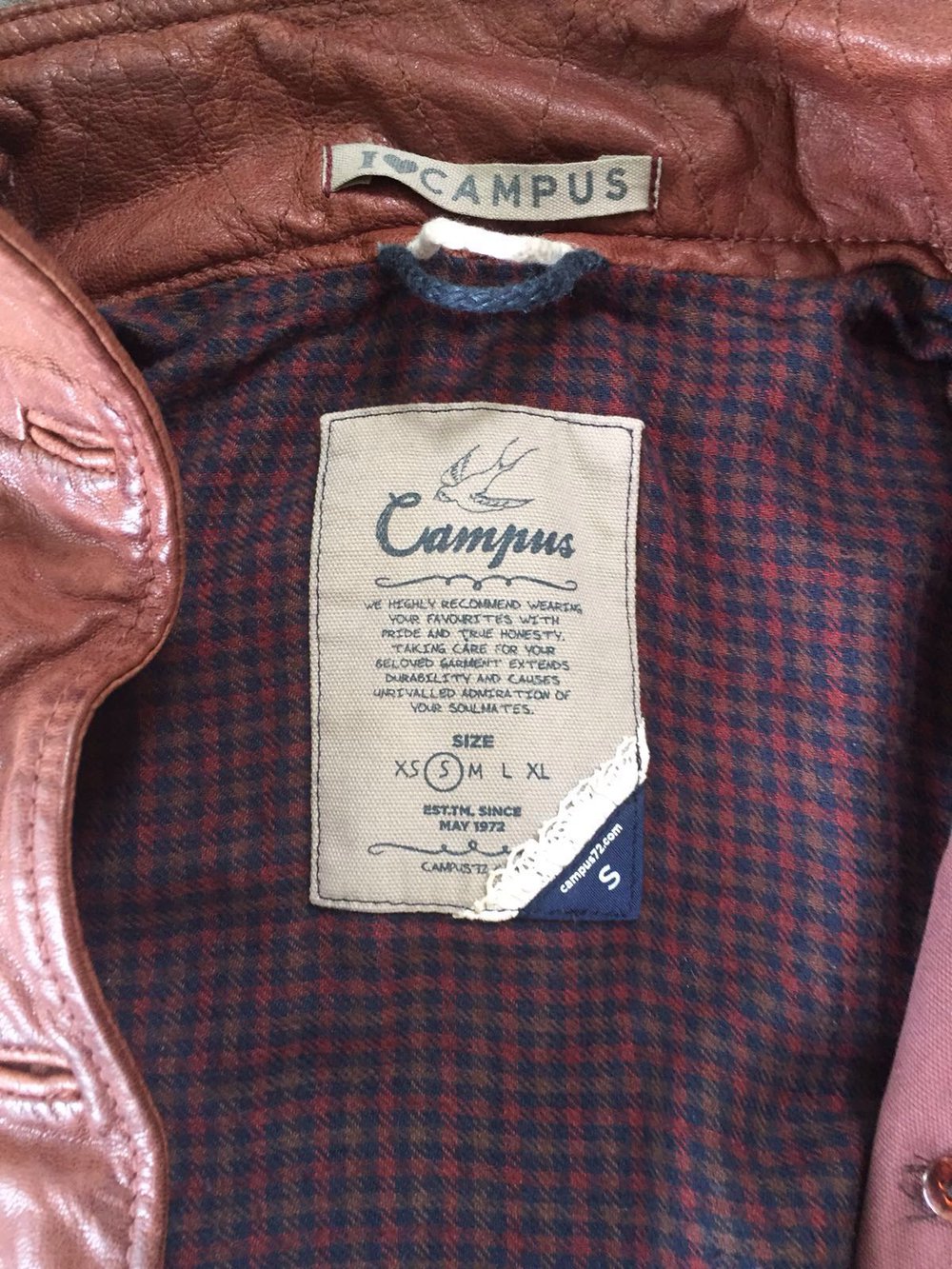 Super schöne Lederjacke von Campus by Marco Polo
