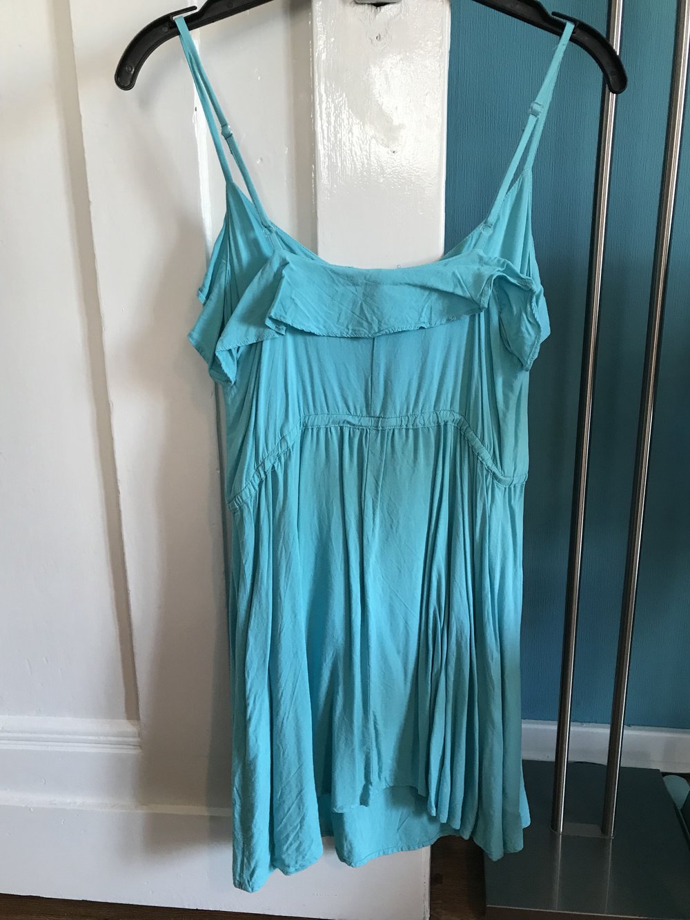 Strandkleid türkis von H&M, Größe 36