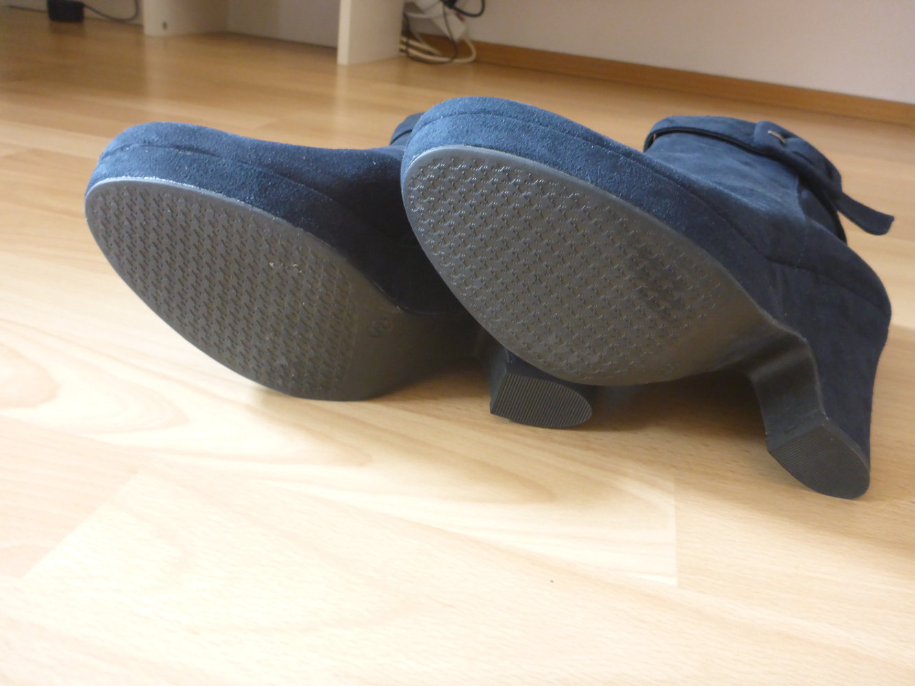 Stiefeletten dunkelblau Gr. 40