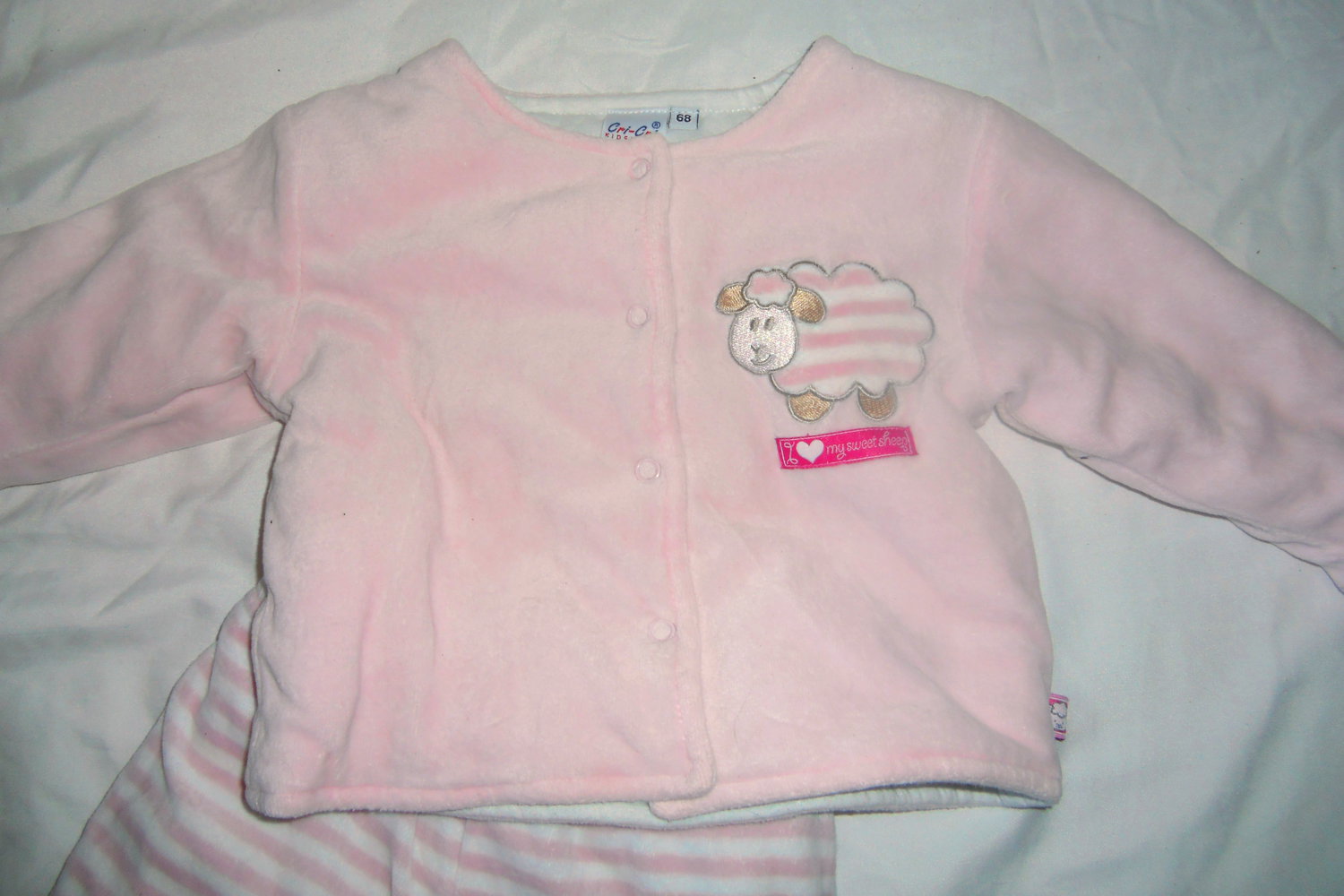 Cri Cri- zuckersüßes, warmes Set, Jacke + Hose für Mädchen Gr.68