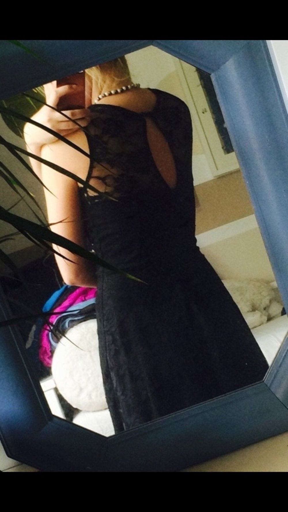 Schwarzes Spitzen Kleid