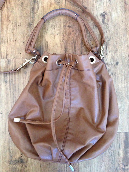 braune, große Tasche von H&M, Seesacktasche, Handtasche