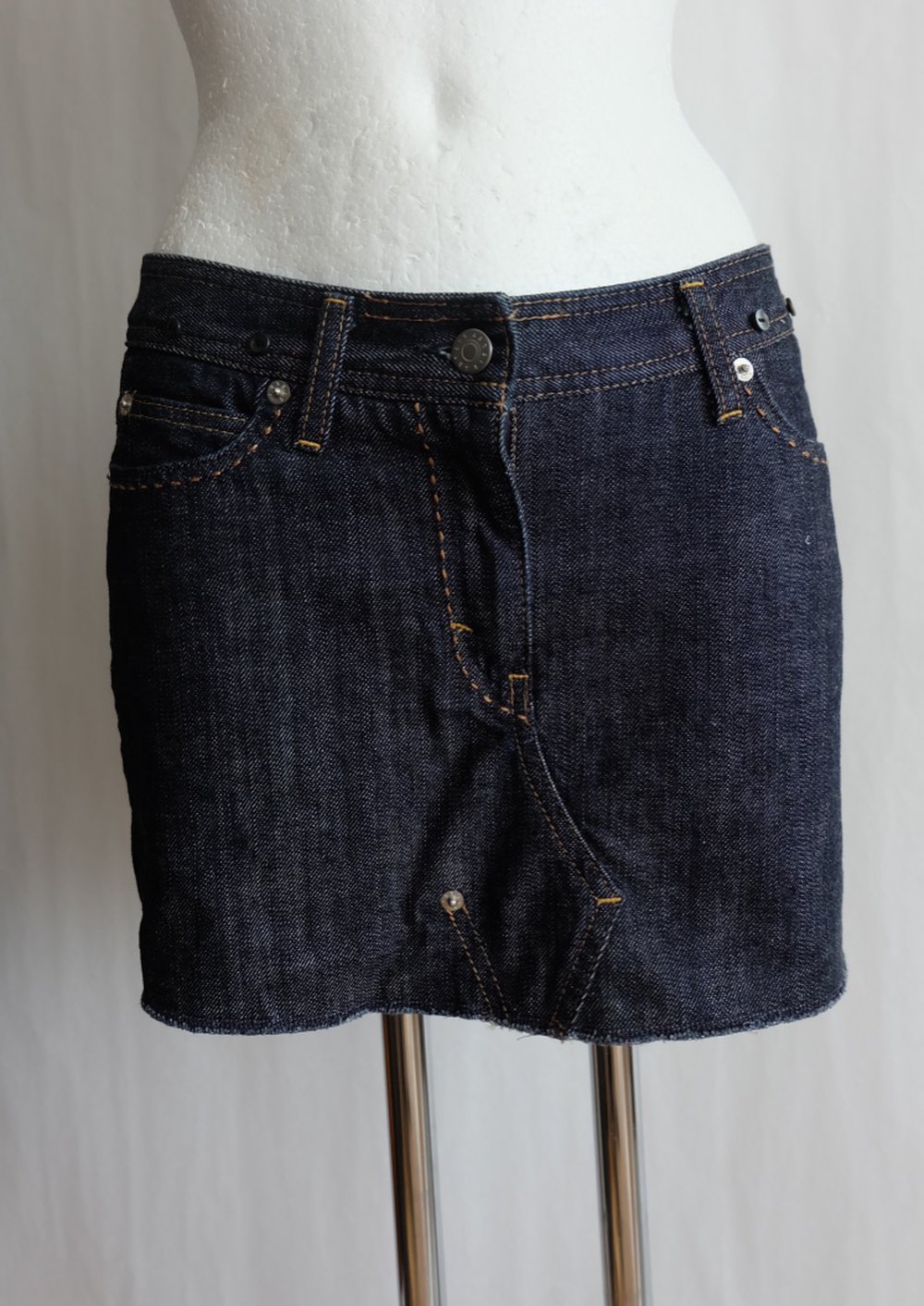 Sisley Jeansrock Dunkelblau, Mini Rock 