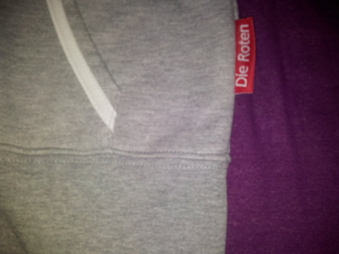 Kaputze Jacke Sportjacke grau Hannover 96 Die Roten Neu