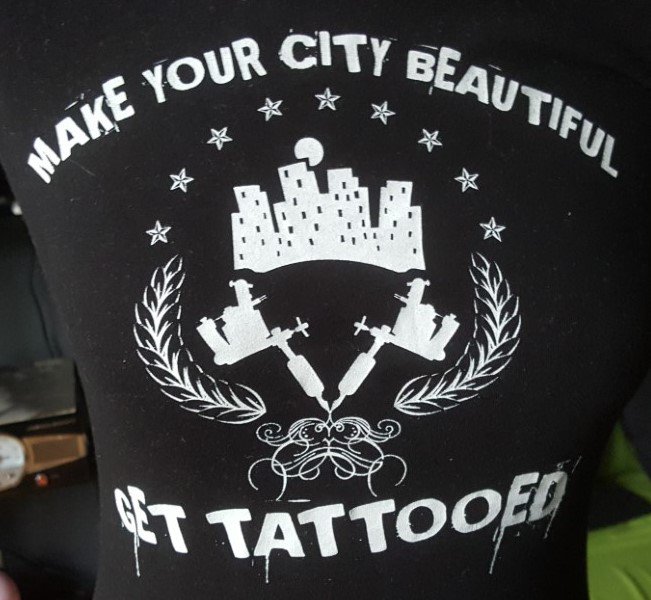 T-Shirt Tattoo schwarz Gr. S Shirt 