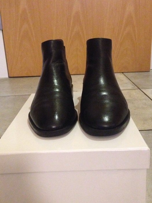 & other stories Chelsea Boots Leder Stiefelette schwarz