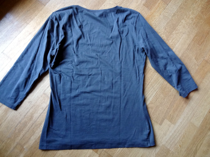 Steps Basics Shirt L M 38 3/4-Arm grau