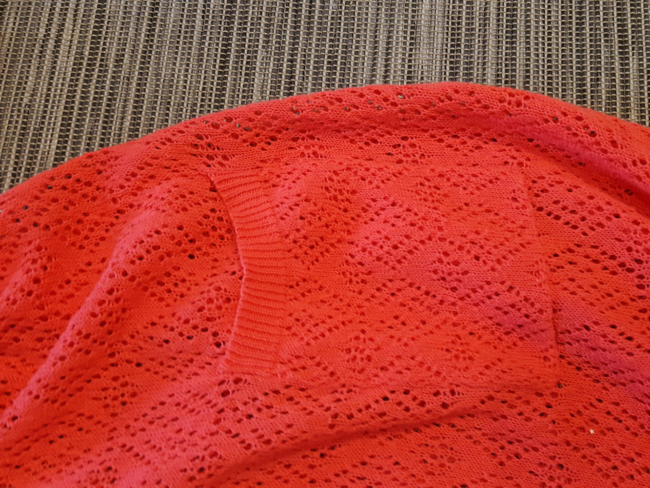 Bonprix, Strickjacke, Cardican, Rot, Roter Strick, Lange Jacke