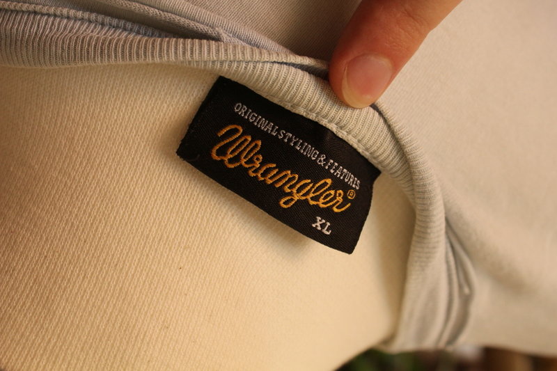 Wrangler vintage used T-Shirt hellblau Größe XL