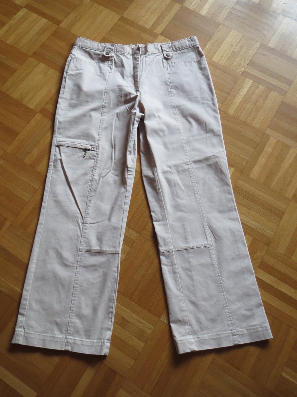 Jacke, Hose, Gr.40/42, sportlich, beige, NEUWERTIG