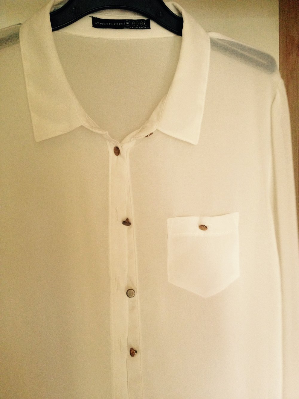 Bluse mit goldenen knöpfen Clearance