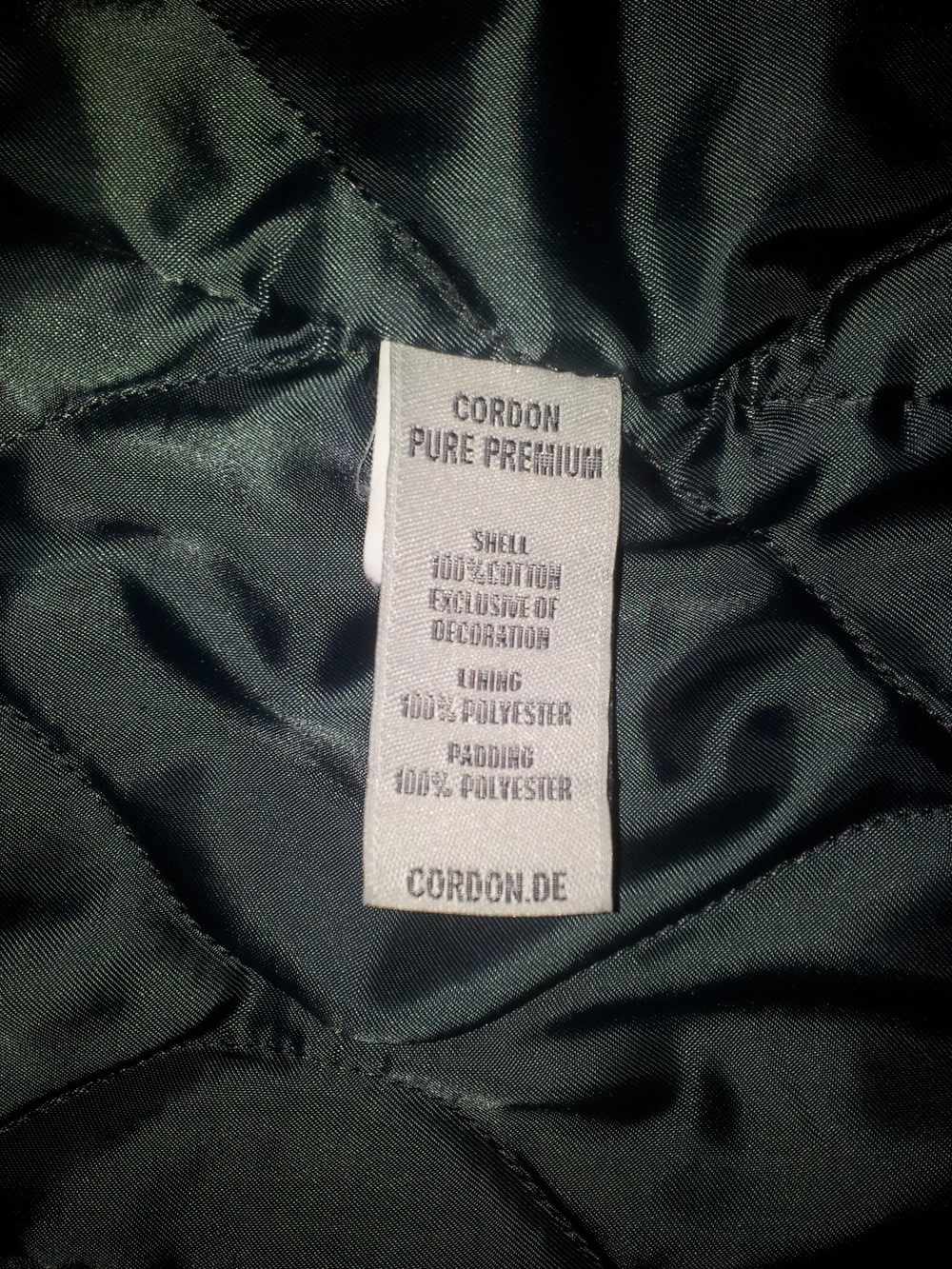 Jacke Winterjacke  Cordon Jeans Company Gr. M hellgrau