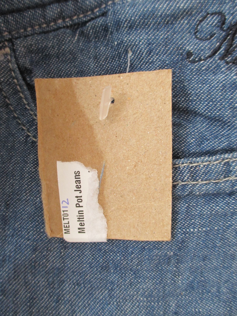 Meltin Pot: sommerliche Leinenhose, W: 28, die wie eine Jeans aussieht, 5 pocket
