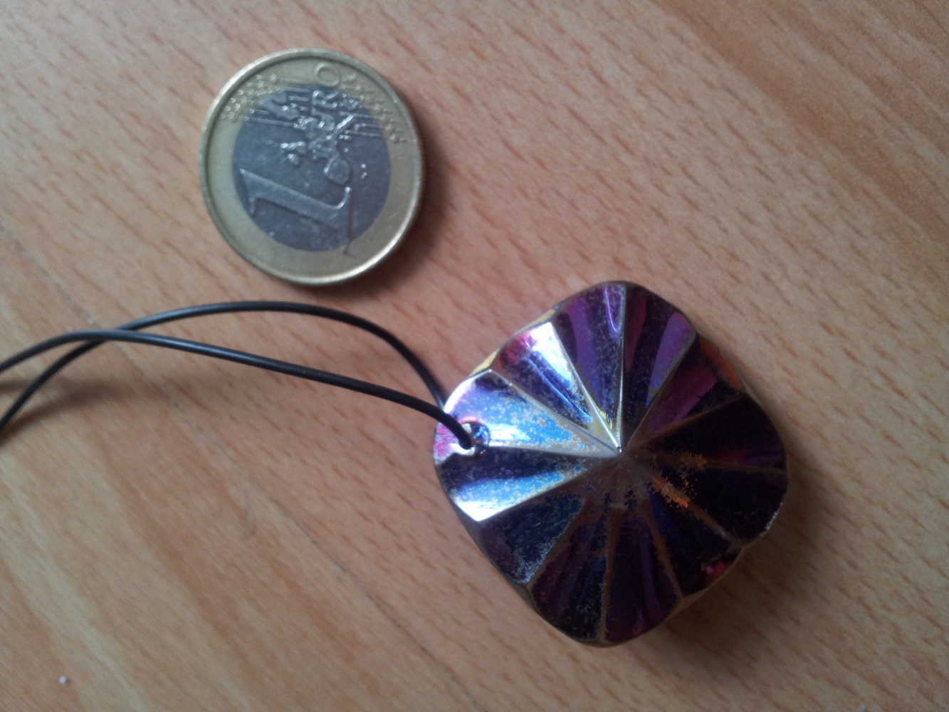 Modeschmuck Kettenanhänger Seepferdchen Prisma