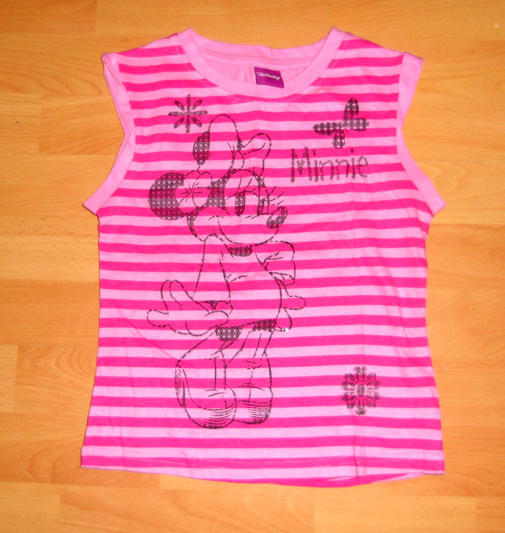 Disney by M&co.-zuckersüßes Minnie Mouse Shirt Gr.6-7y ca 122