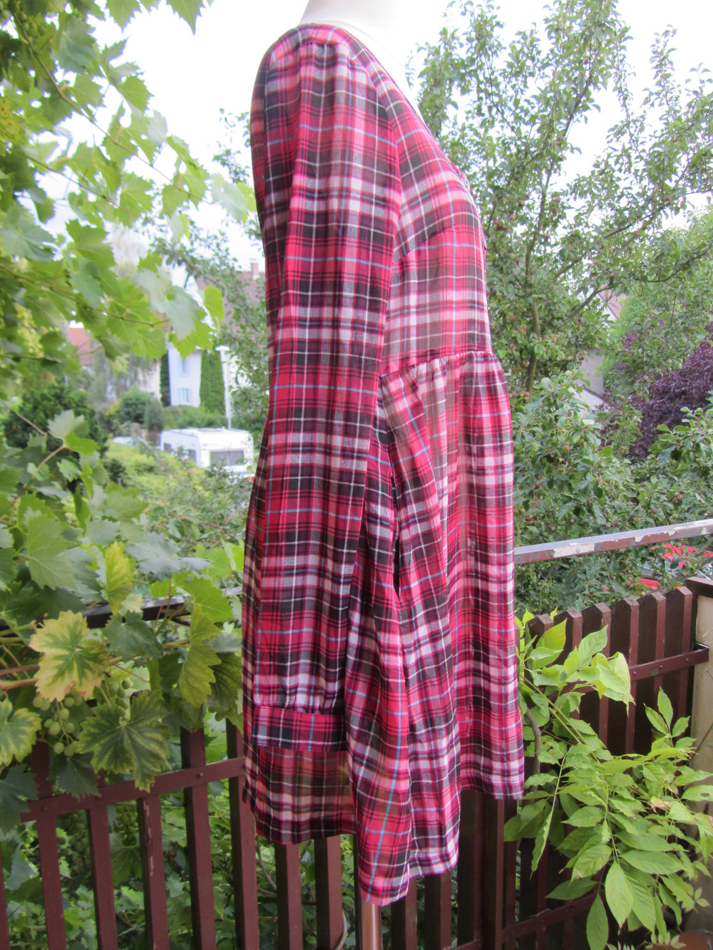 Karierte Tunika Bluse / Kleid von H&M