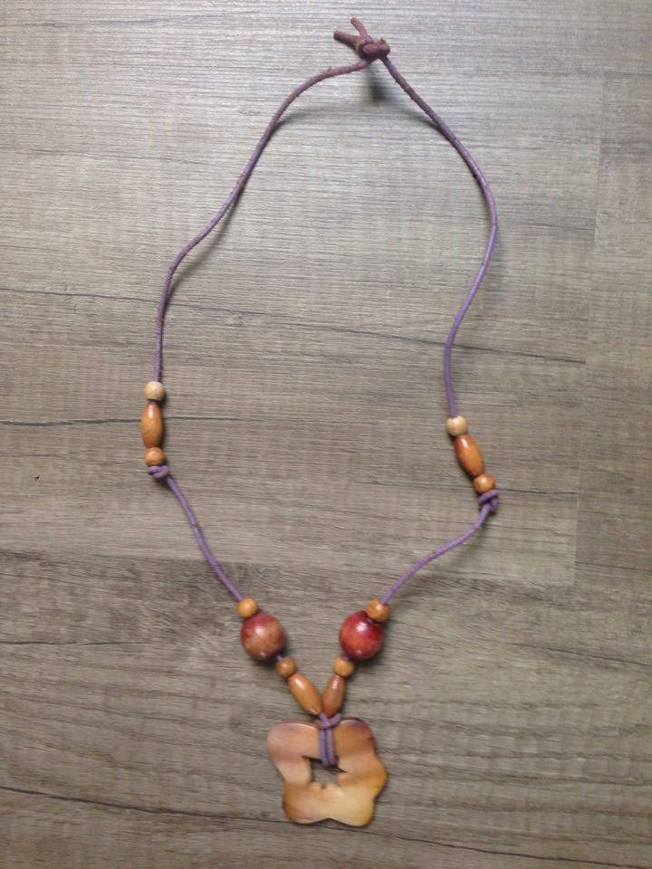 Ethnoschmuck! Weltweites Unikat mit Landscape-Schmuckstein!