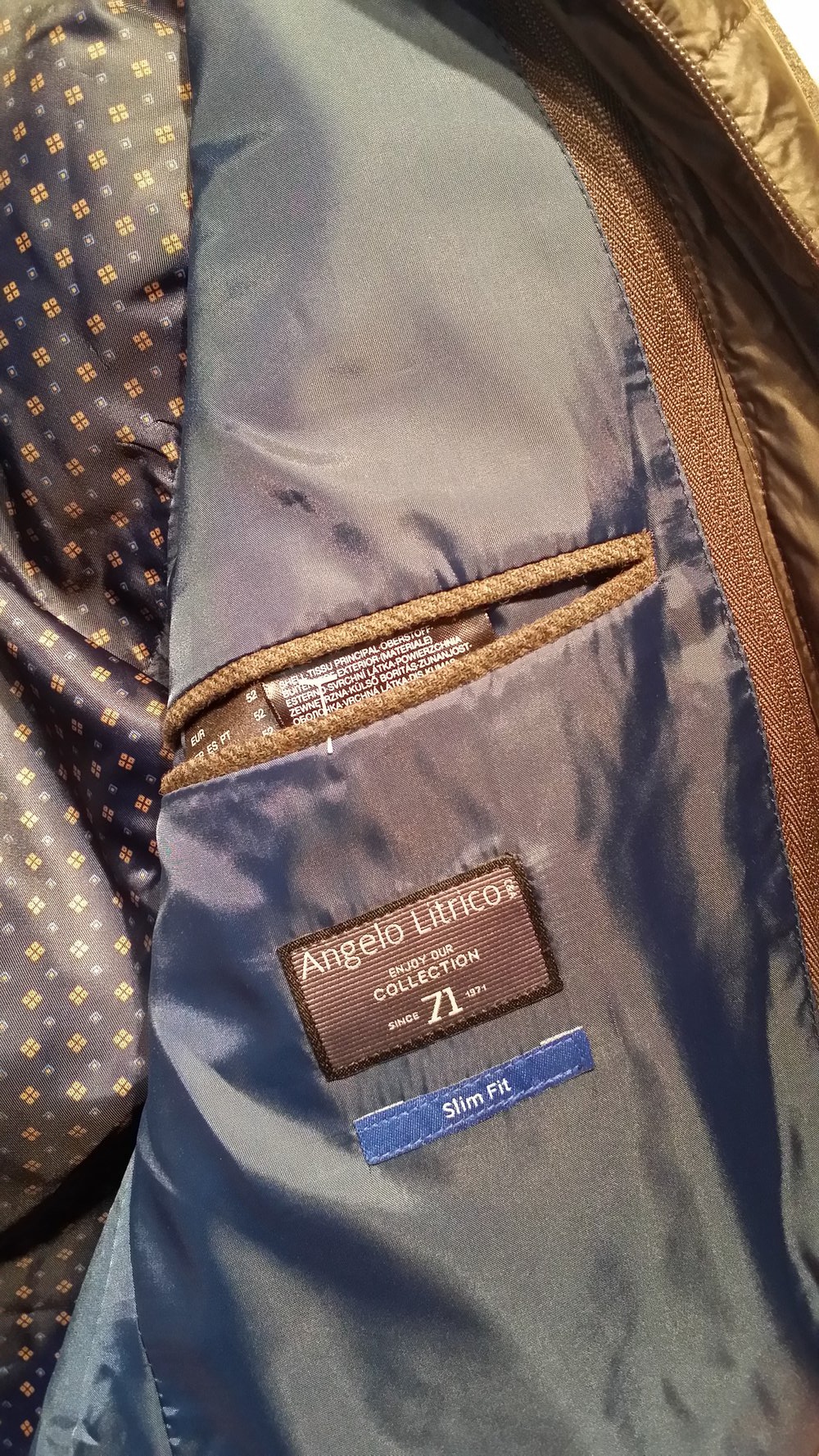 Sakko mit herausnehmbarer Blende Angelo Litrico Slim Fit neu