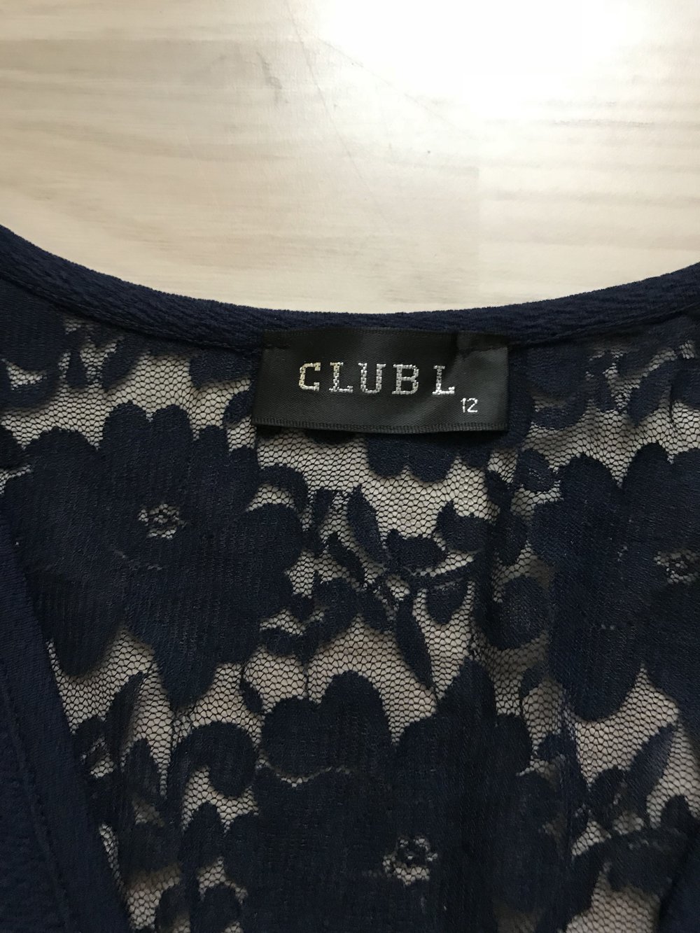 Kleid gr.36 marineblau 