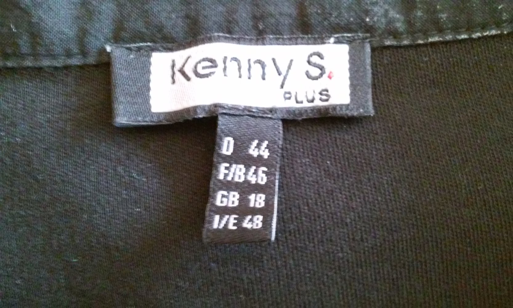 Marken Shirt T-Shirt 3/4tel Arm schwarz