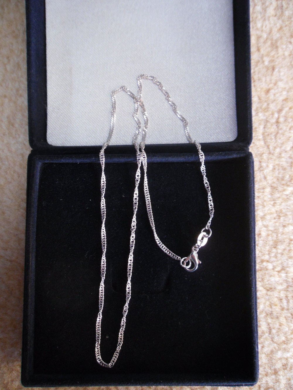 Silberne Singapurkette