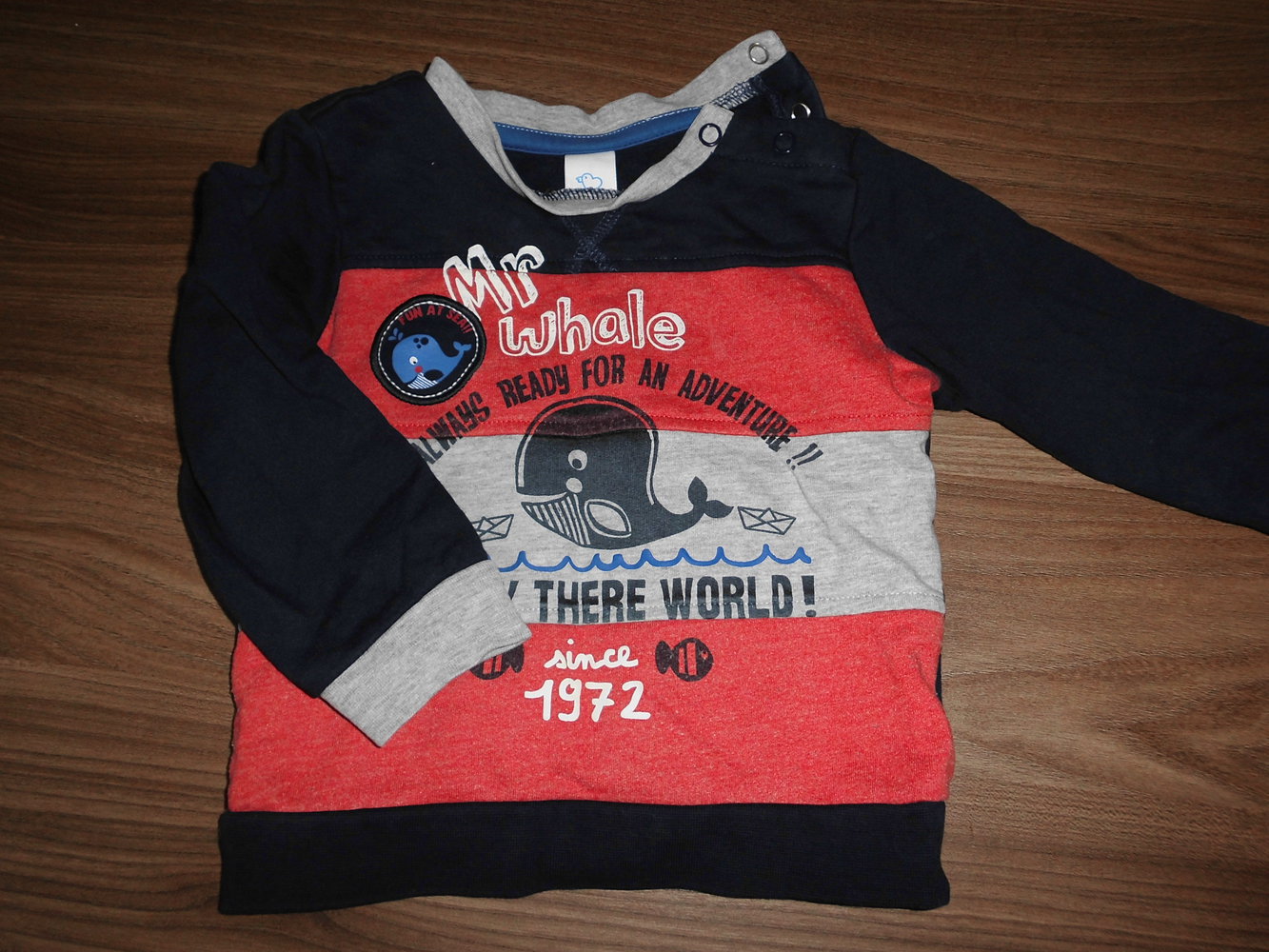 Dunkelblaues Sweatshirt Gr. 80