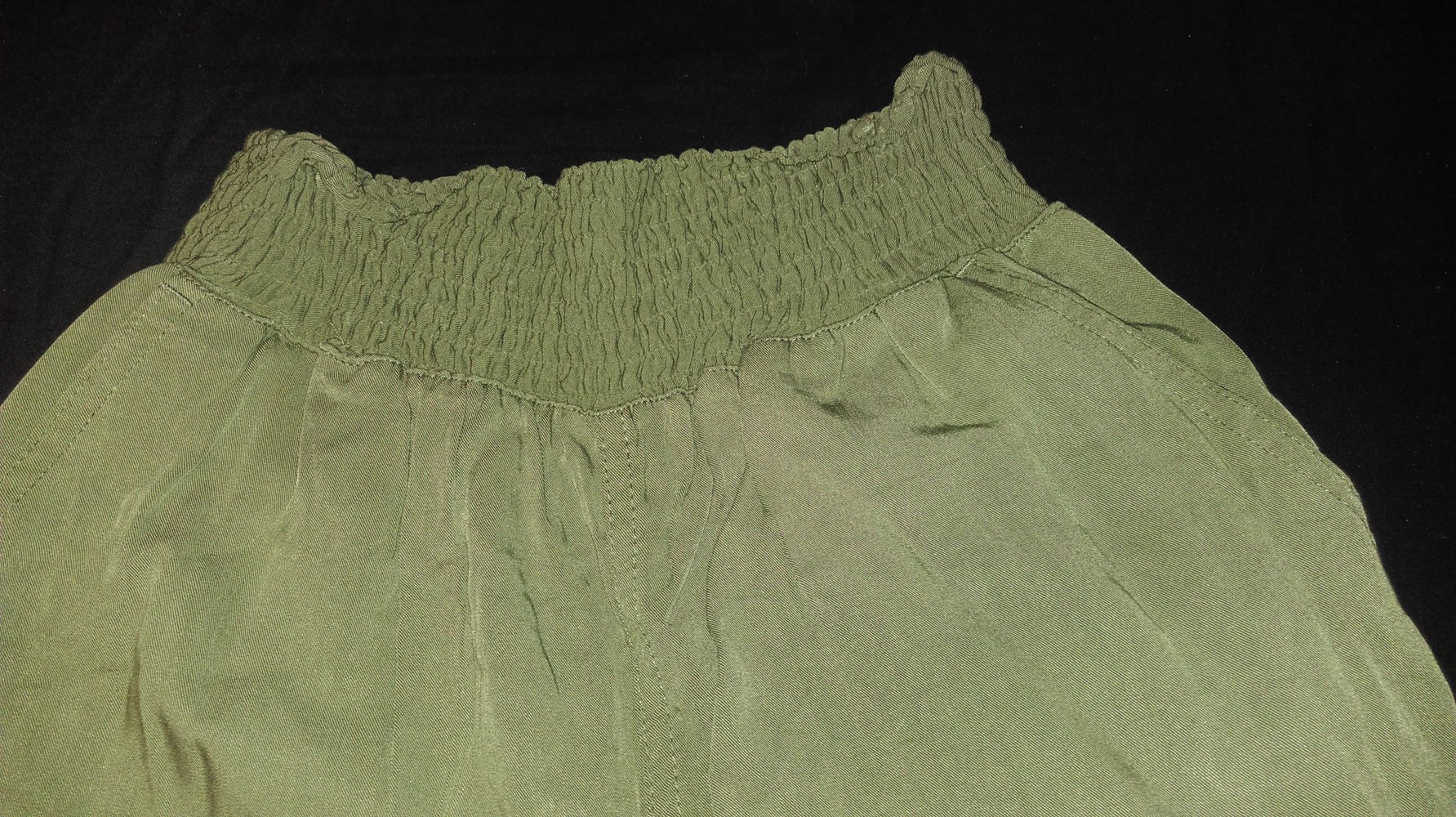 Haremshose olive sommerhose 3/4
