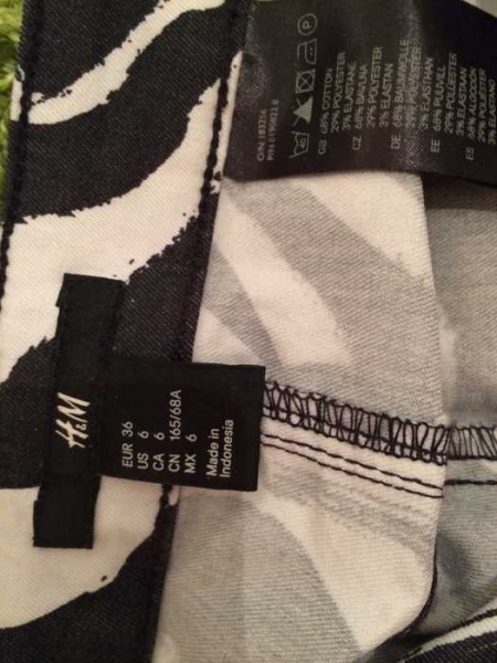 Hose im Zebramuster /H&M