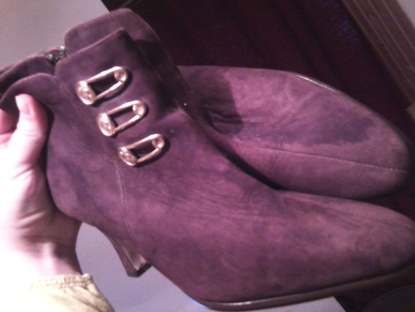 Stiefeletten  MayBe Cognac - braun Gr.40