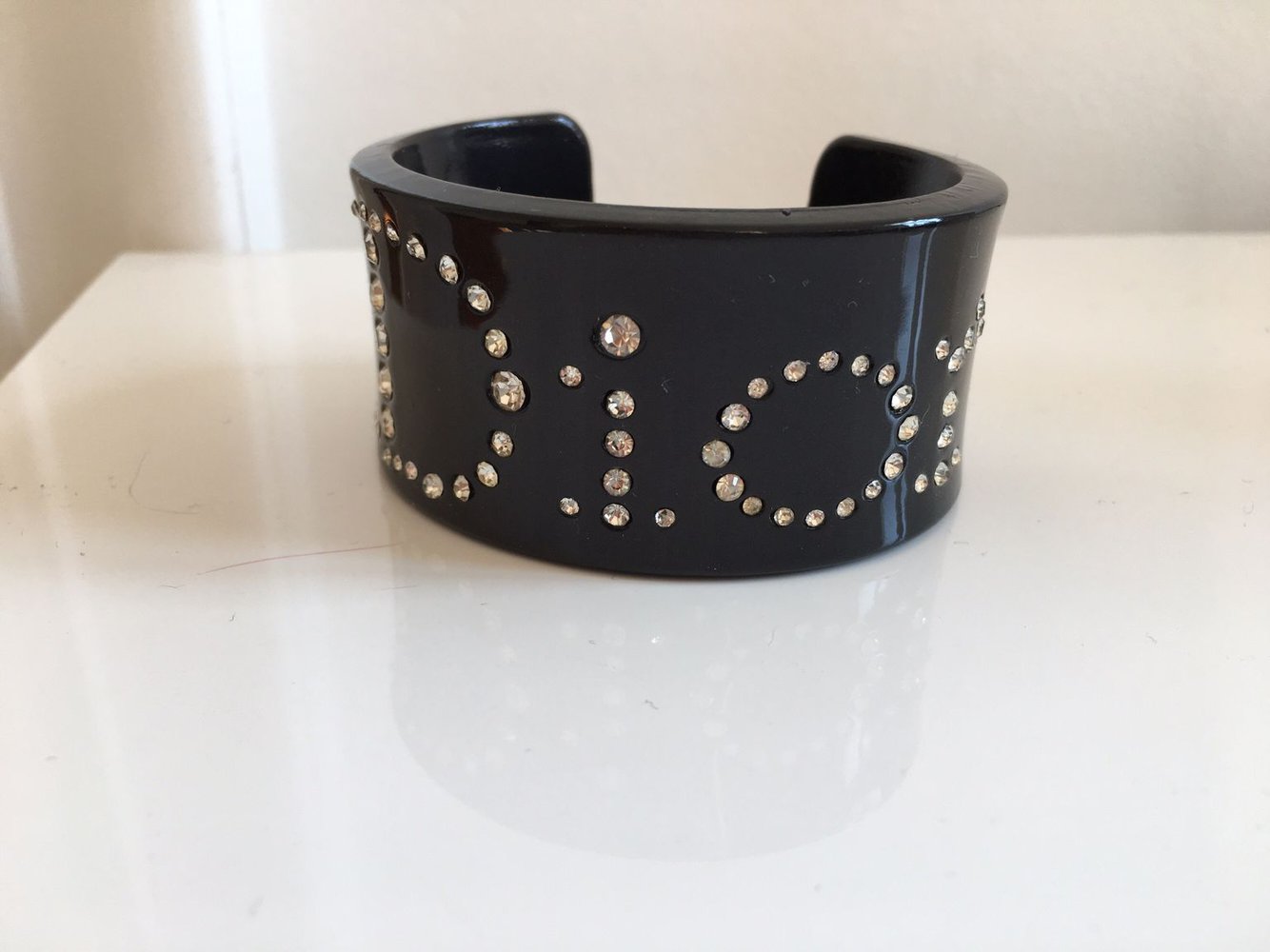Dior Logo Armreif mit Swarovski vintage