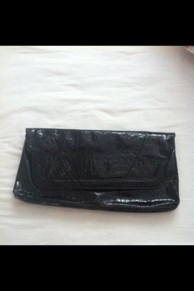 Schwarze Clutch 